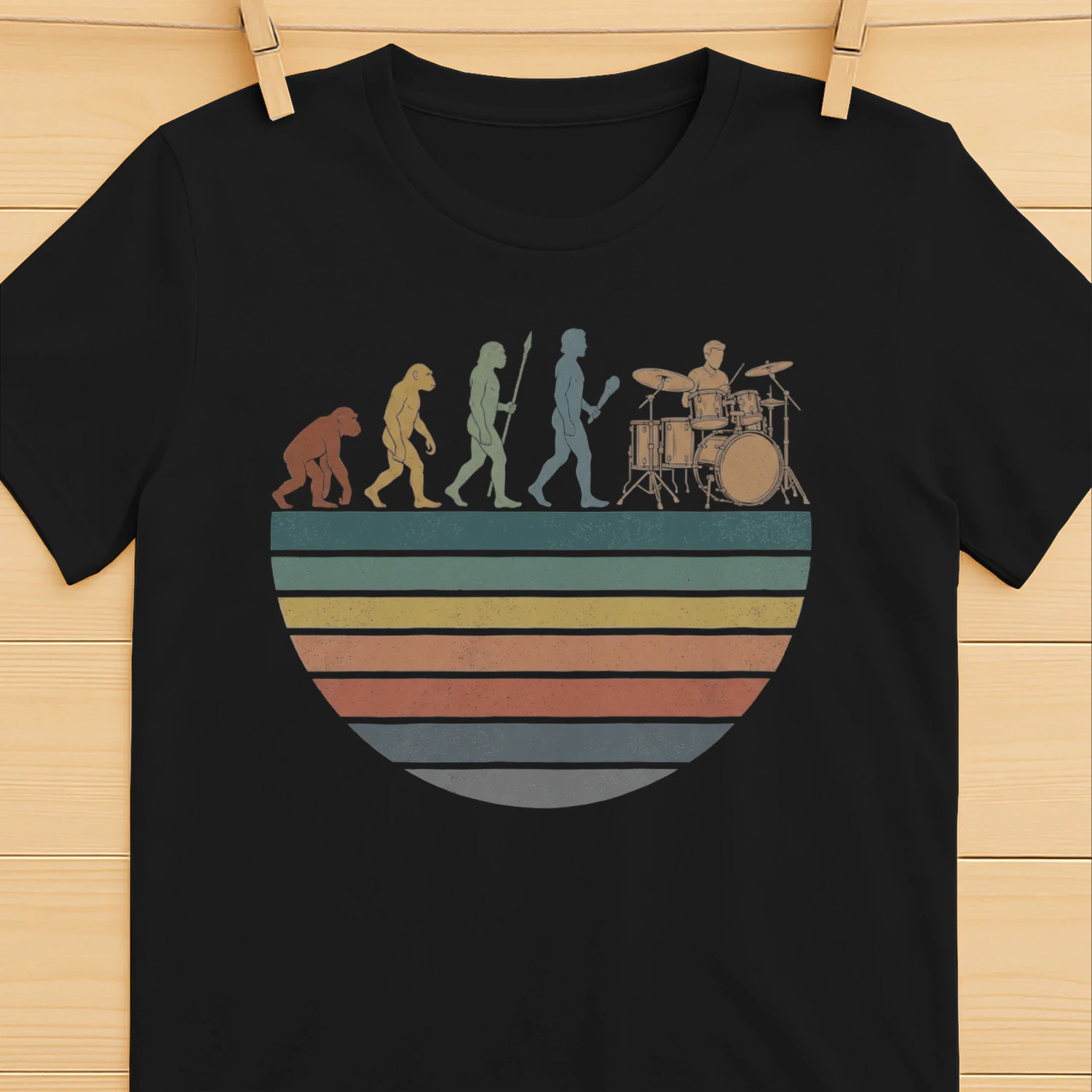 Drum Evolution Sunset Stripes