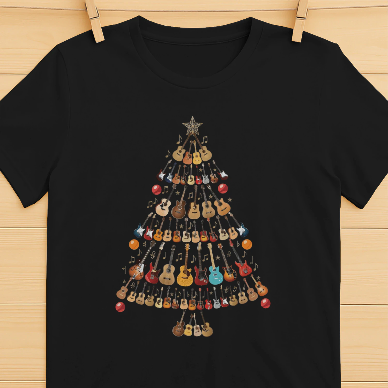 Christmas Guitar Star Tree