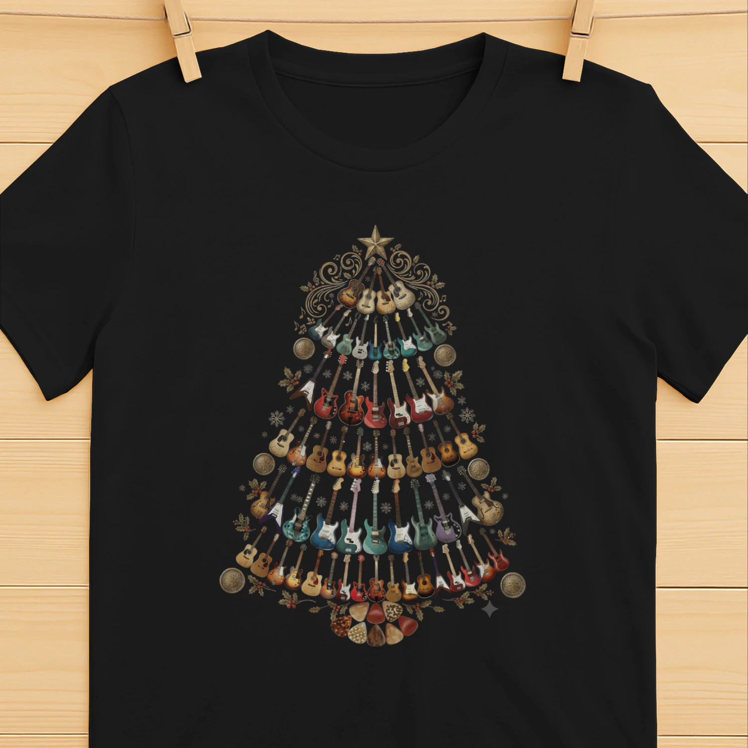 Christmas Guitar Picks Tree
