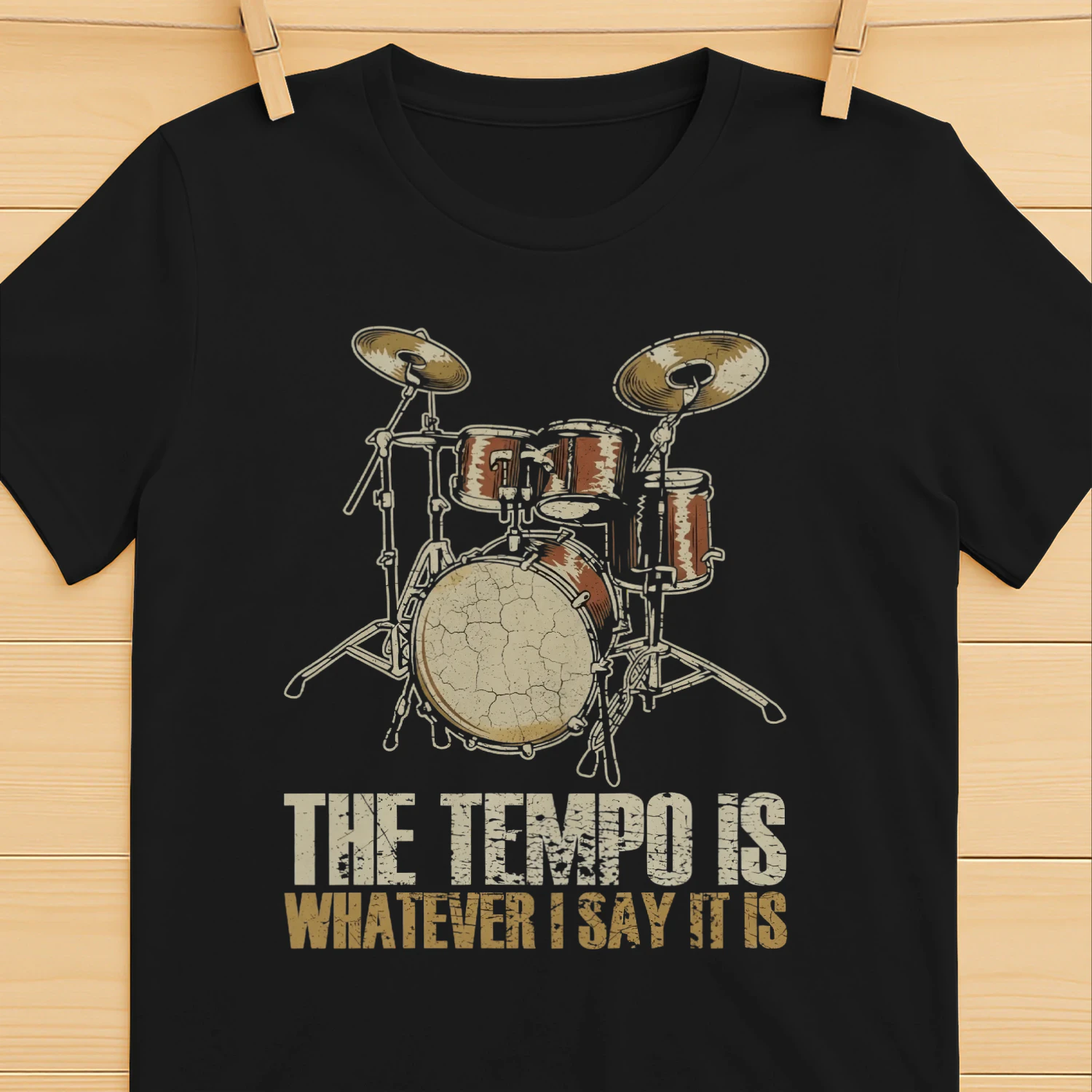 Drum controls the tempo quote