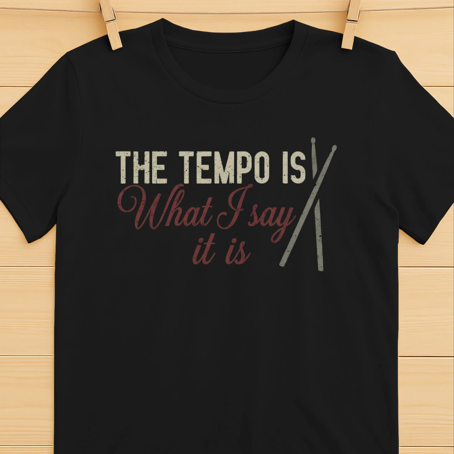 Drum Tempo Typography Design