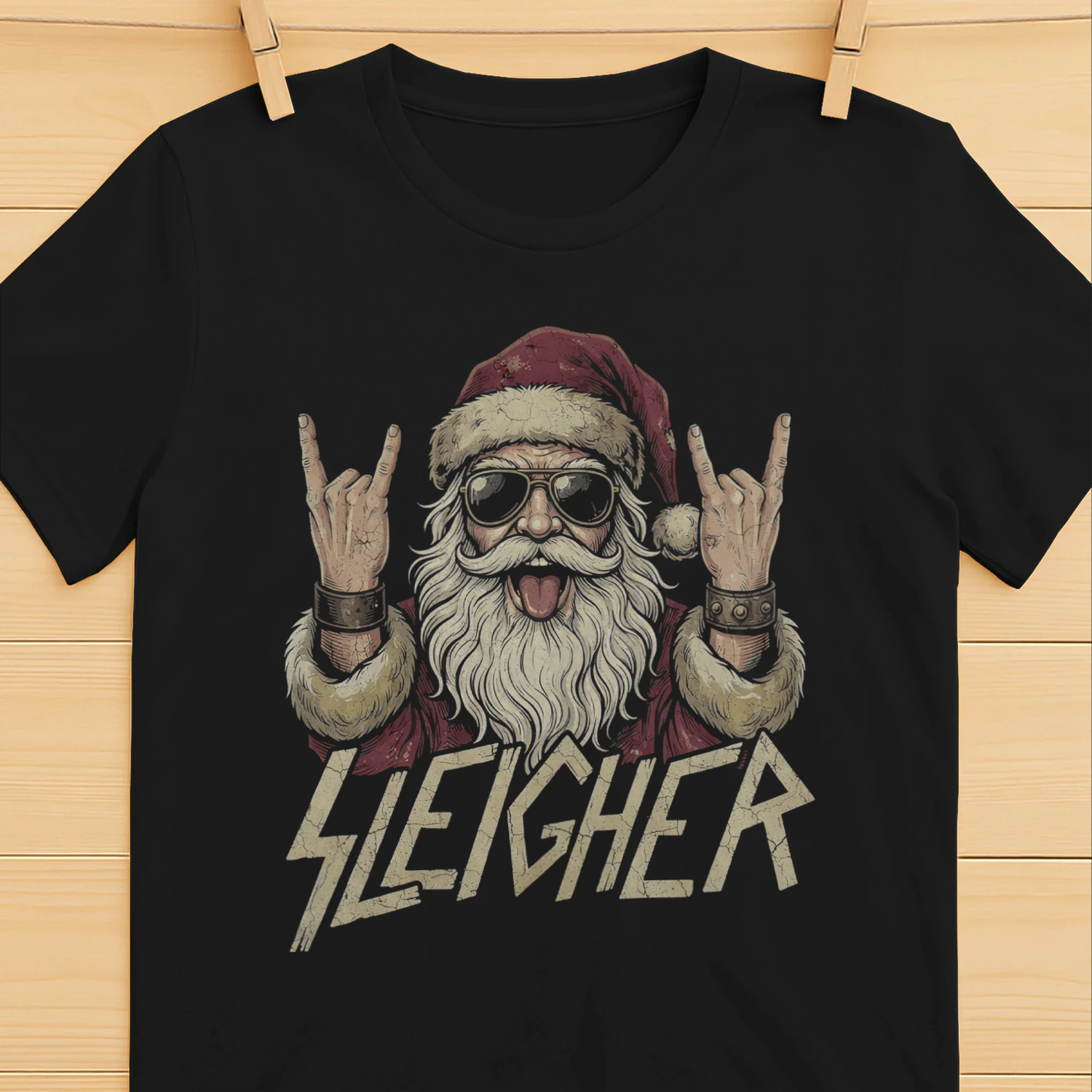 Christmas Guitar Sleigher Shades