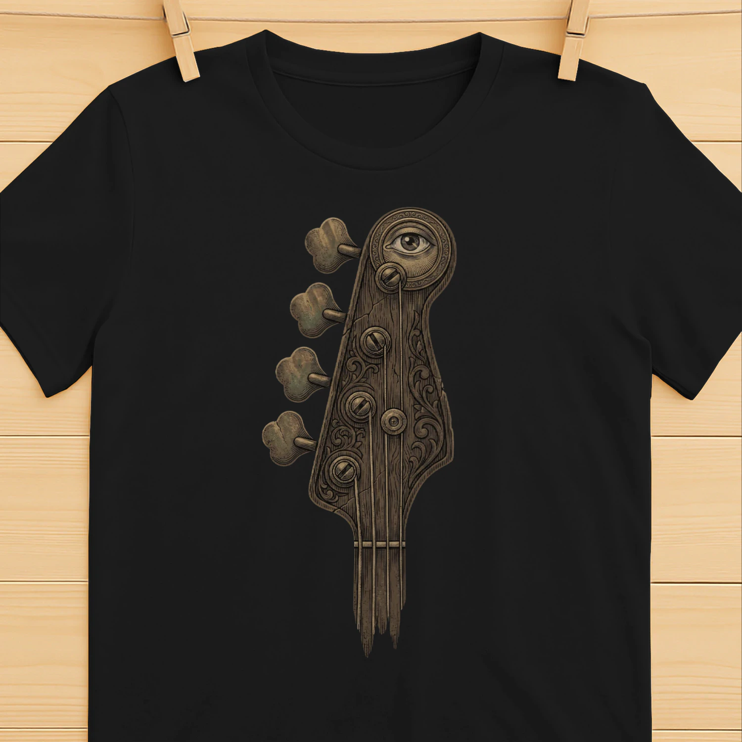 Bass Mystic Eye Headstock