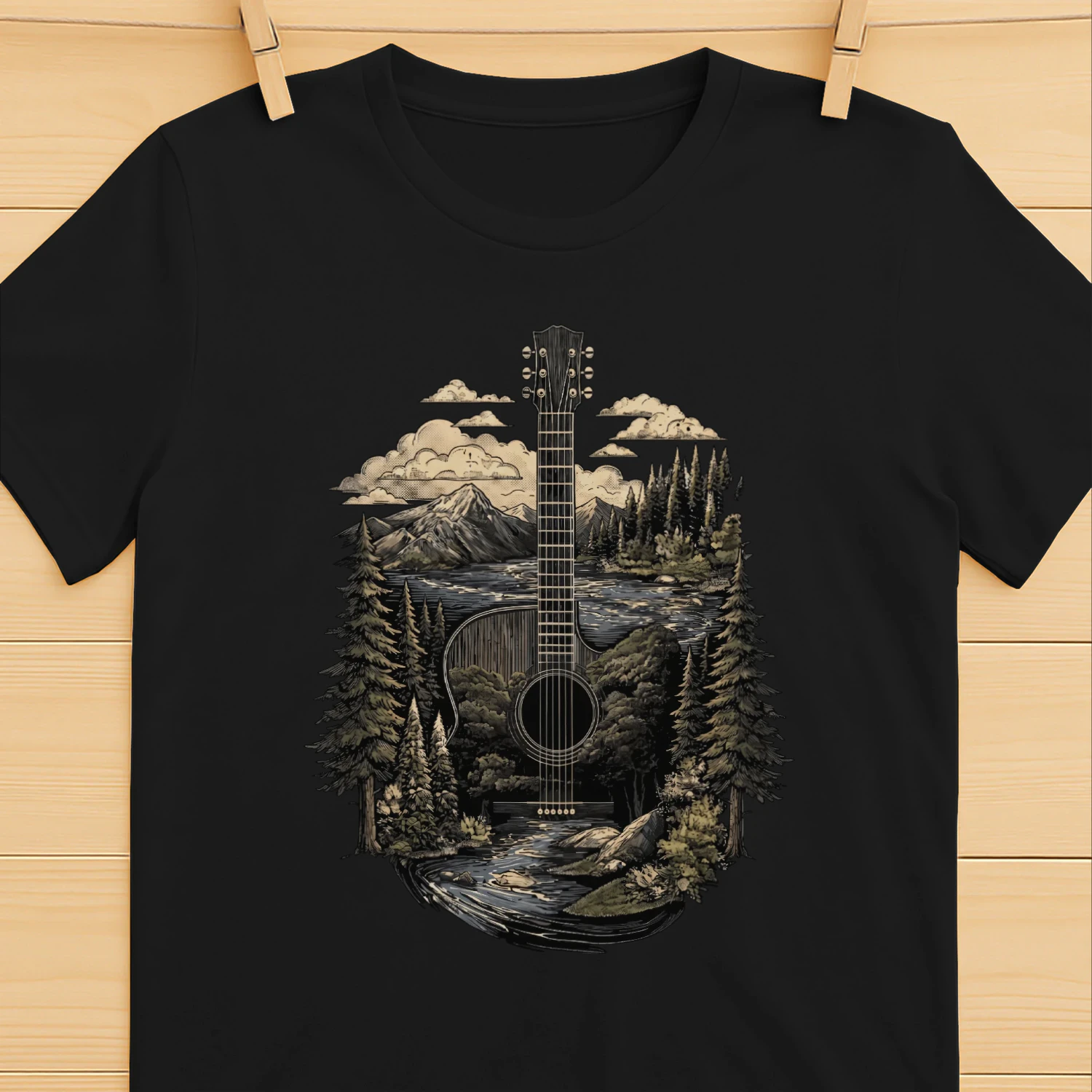 Guitar  Acoustic  Nature Landscape