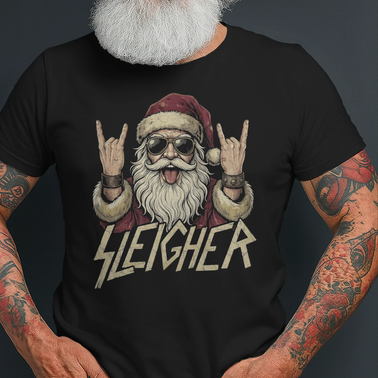 Christmas Guitar Sleigher Shades