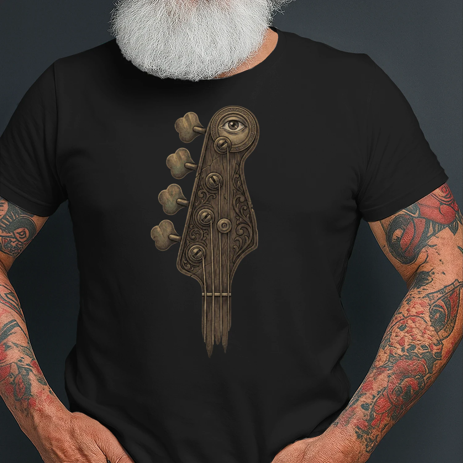Bass Mystic Eye Headstock
