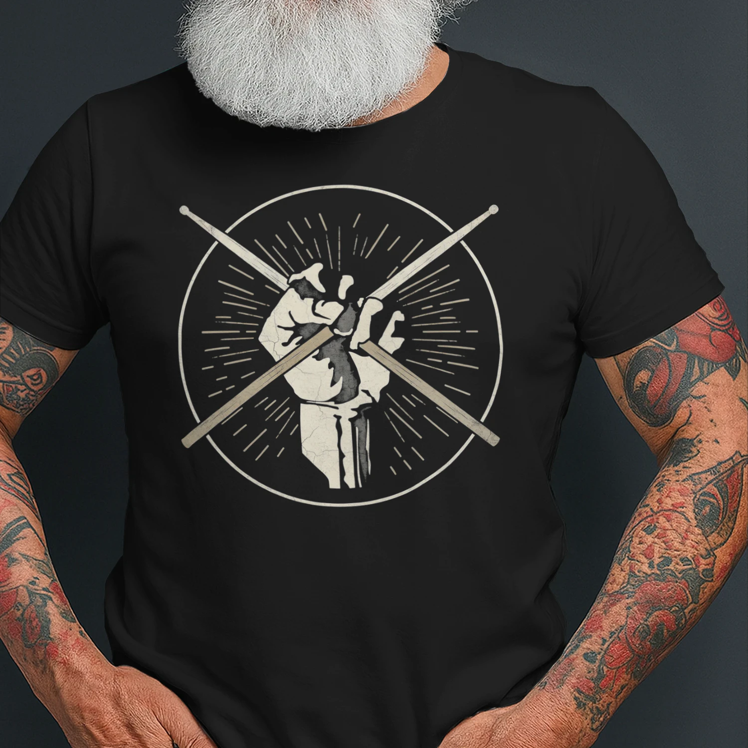 Drum Fist Holding Drum Sticks