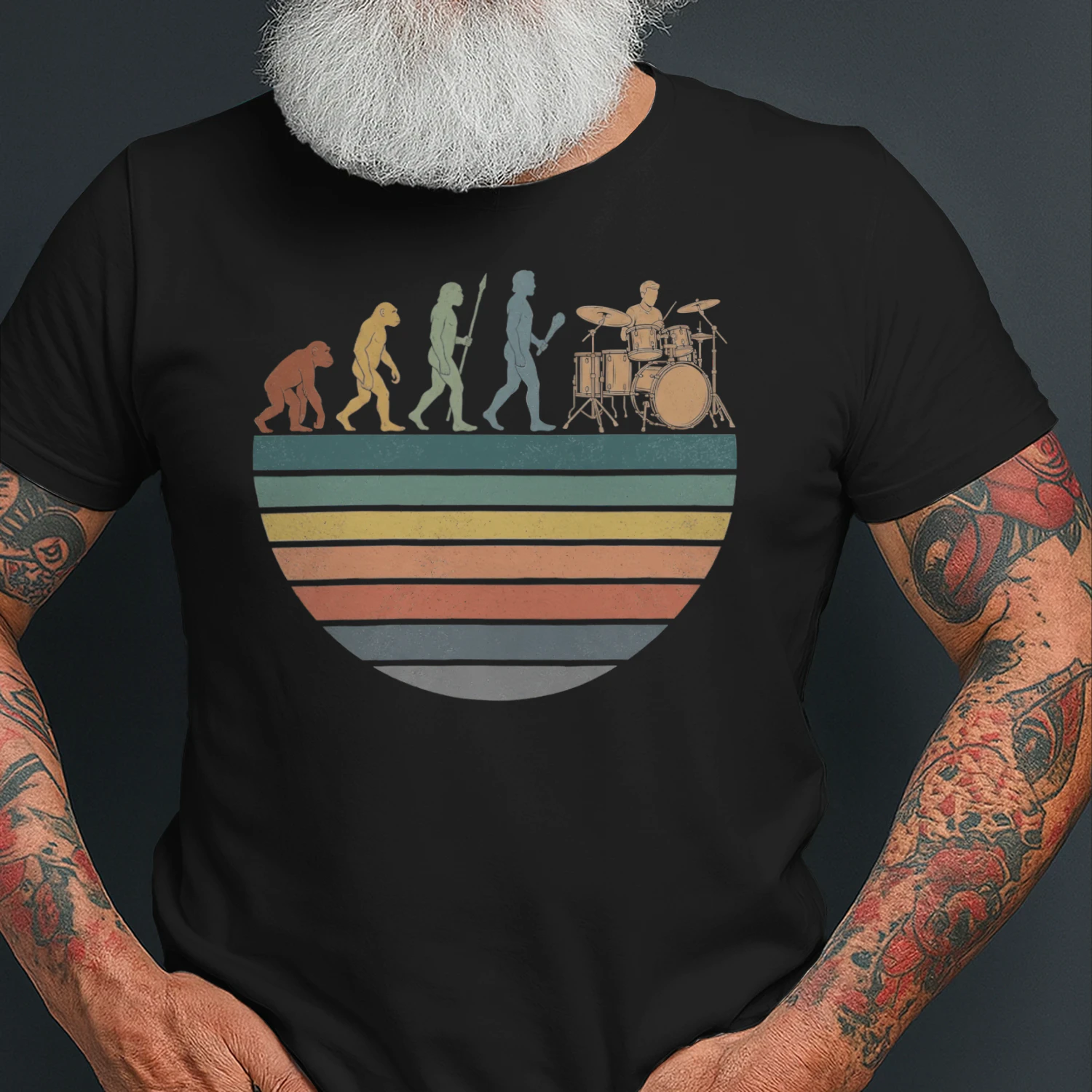 Drum Evolution Sunset Stripes