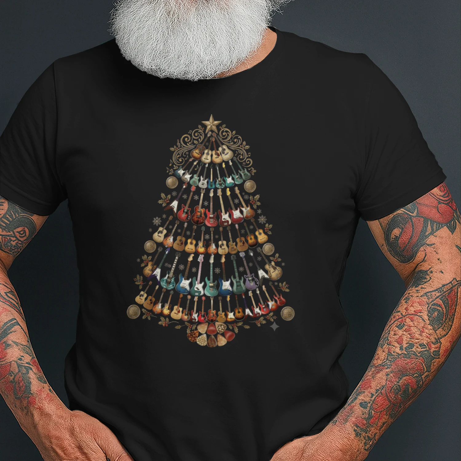 Christmas Guitar Picks Tree