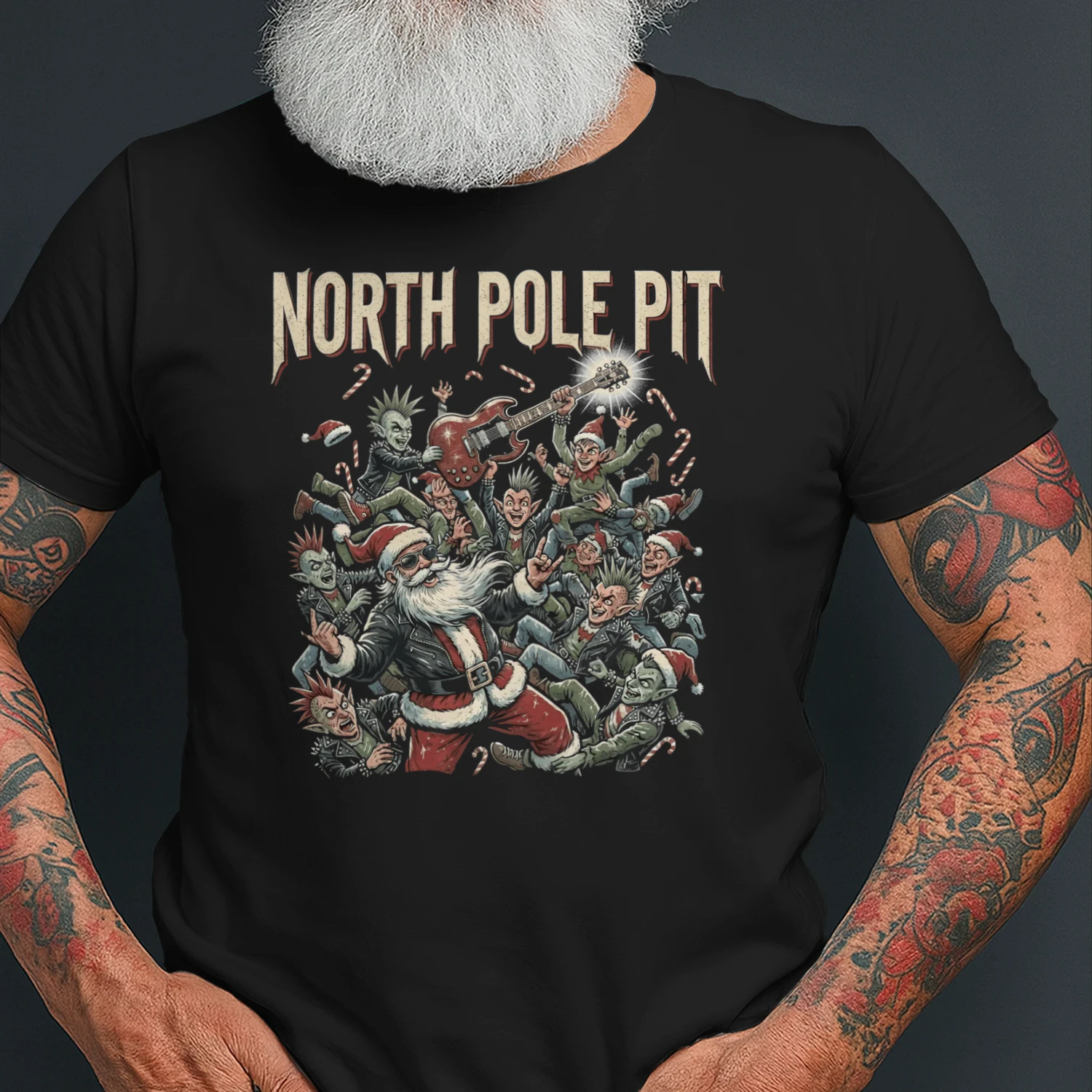 Christmas Guitar North Pole Punk