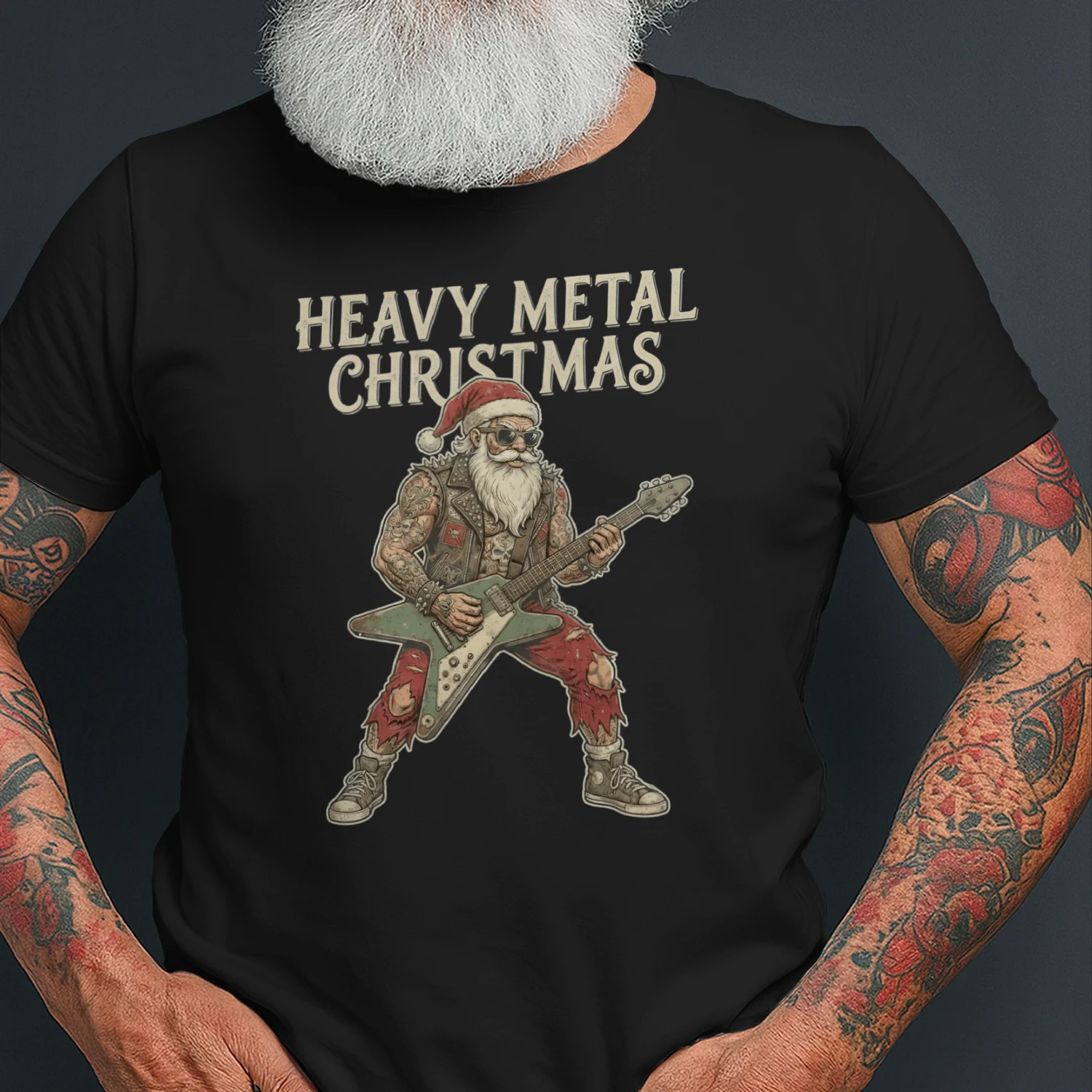 Christmas Guitar Heavy Metal Christmas