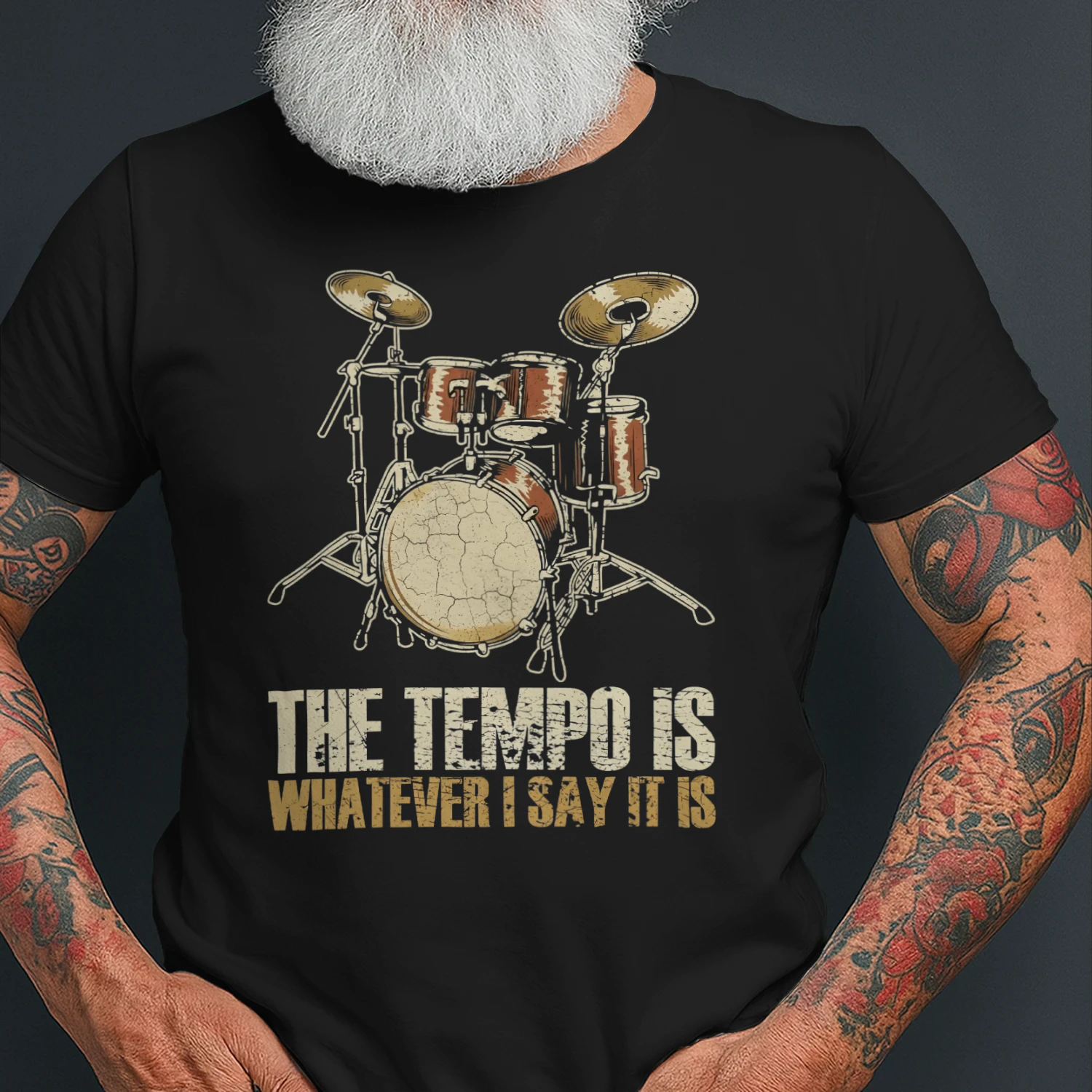 Drum controls the tempo quote