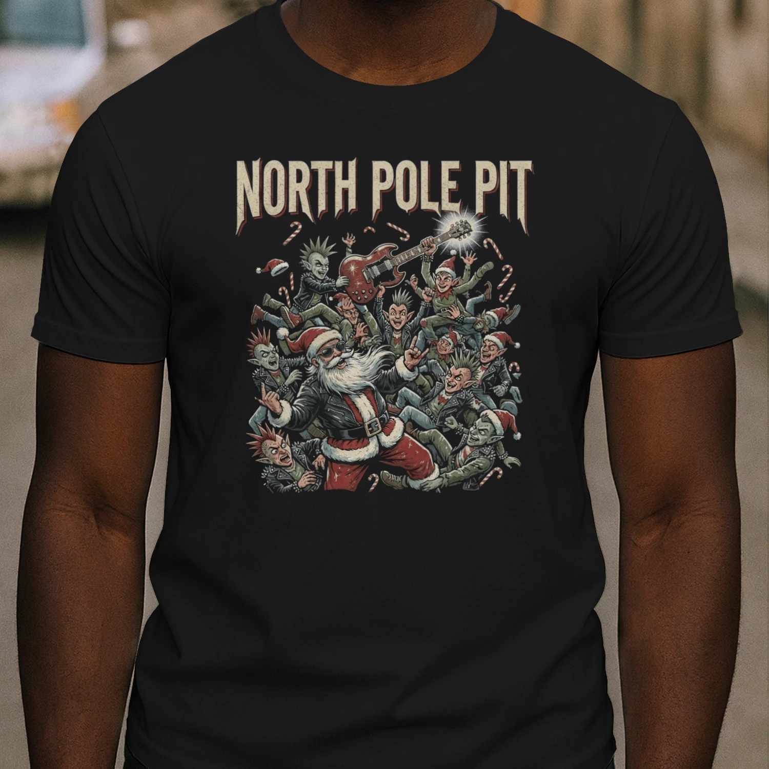 Christmas Guitar North Pole Punk