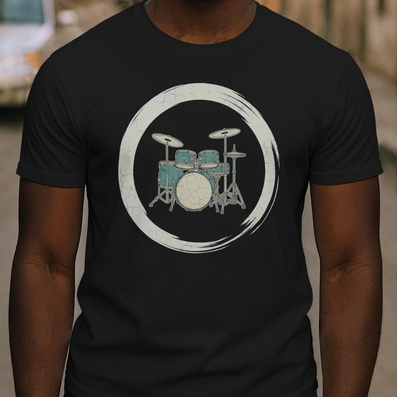 Drum Vintage Drum Kit Circle