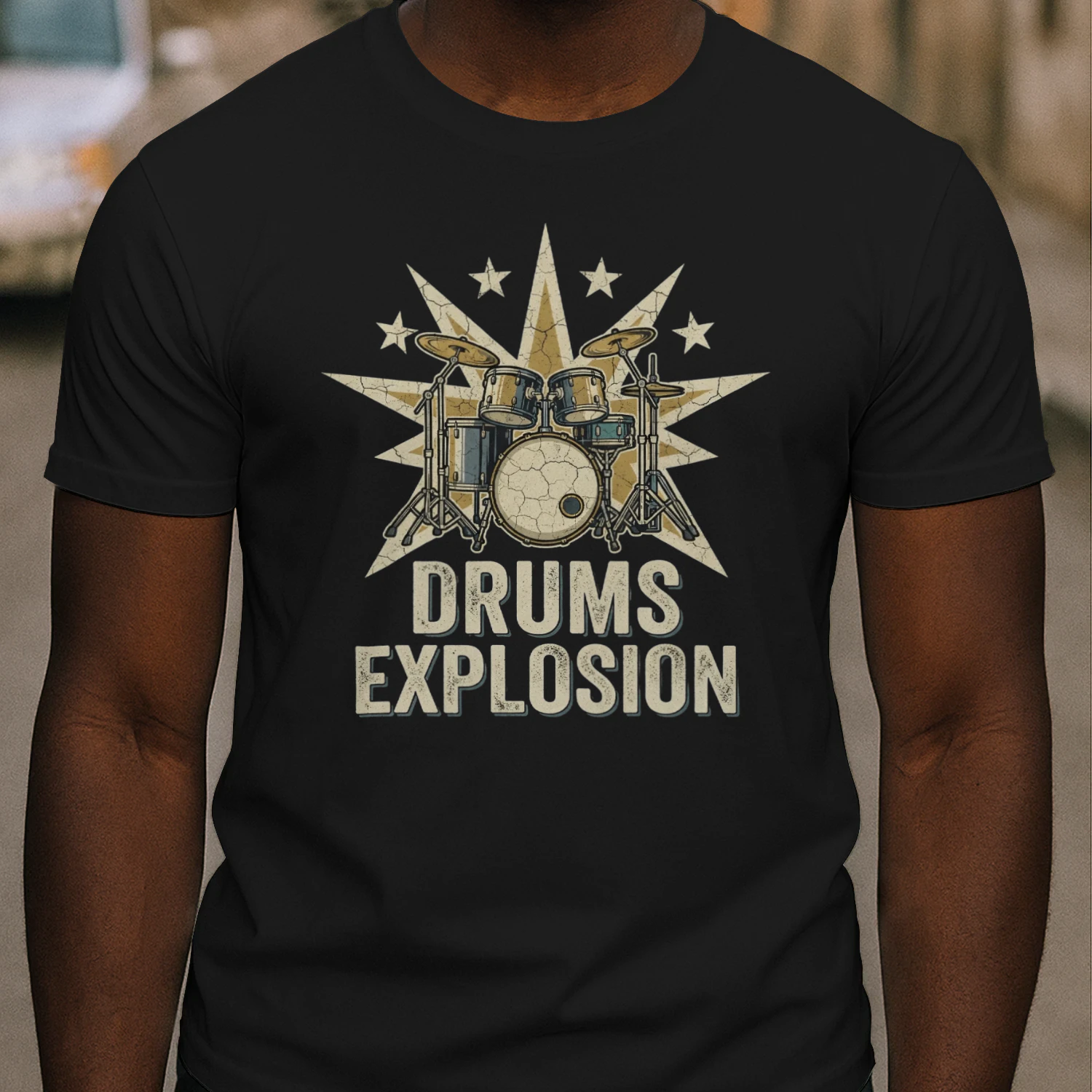 Drum Star Explosion Design