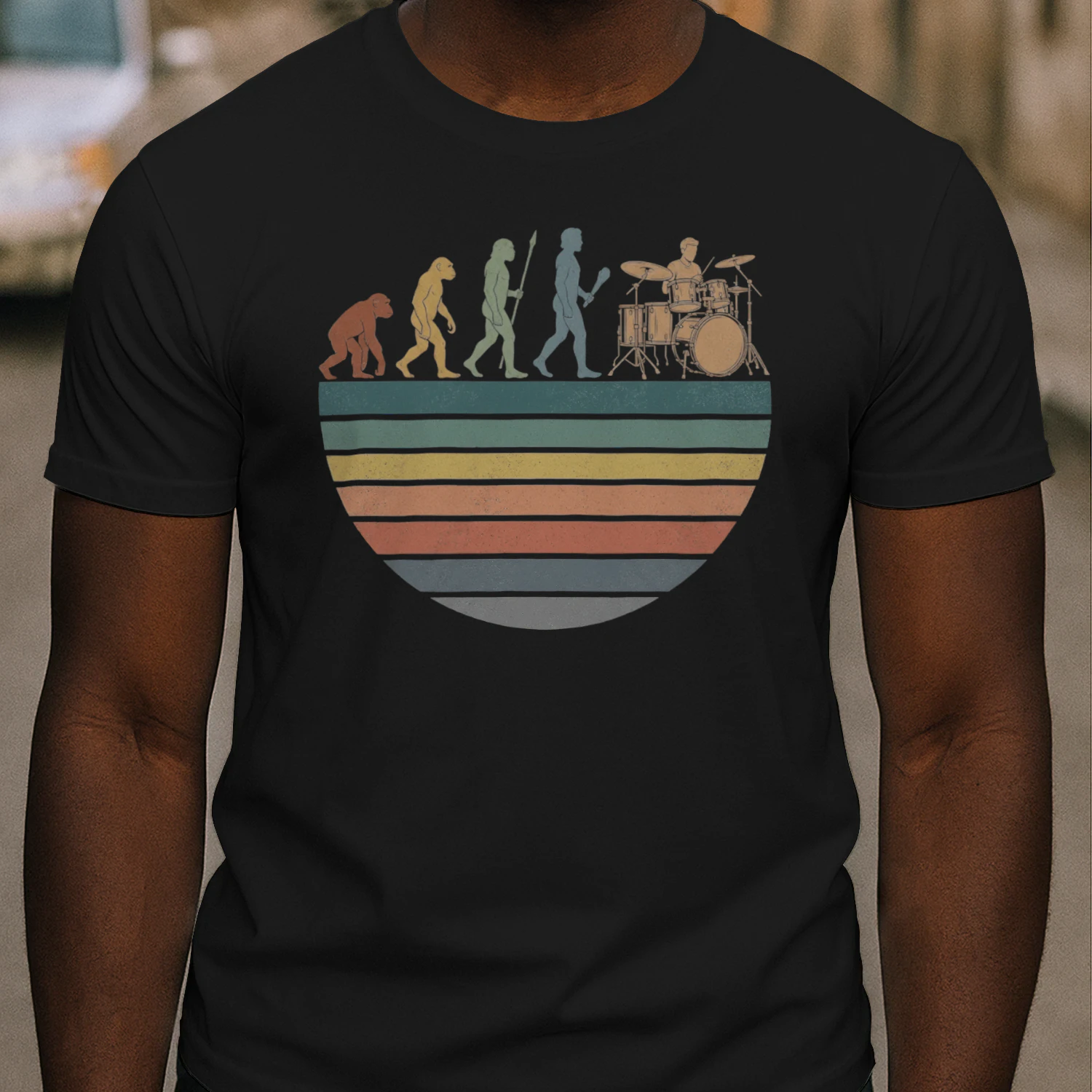 Drum Evolution Sunset Stripes