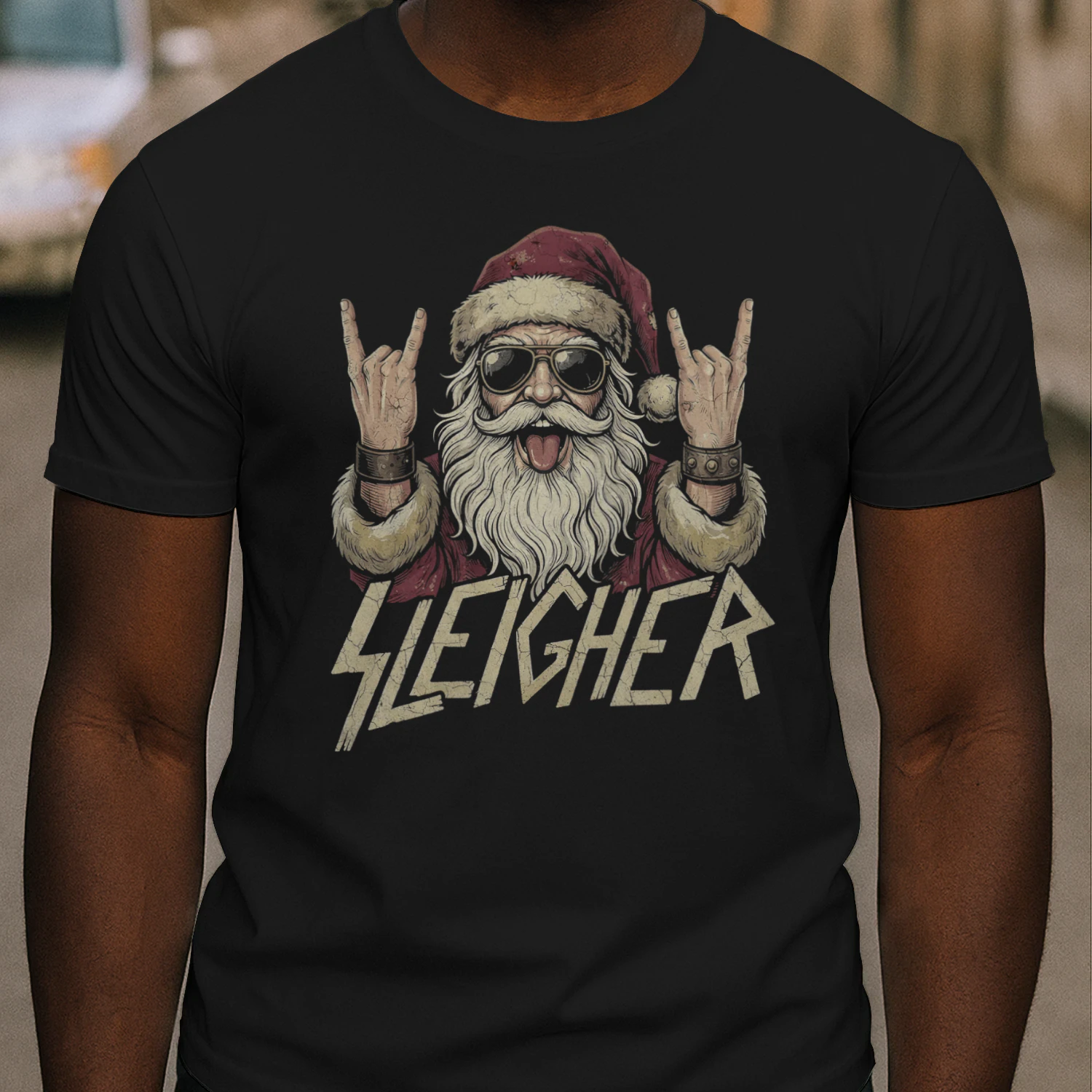 Christmas Guitar Sleigher Shades