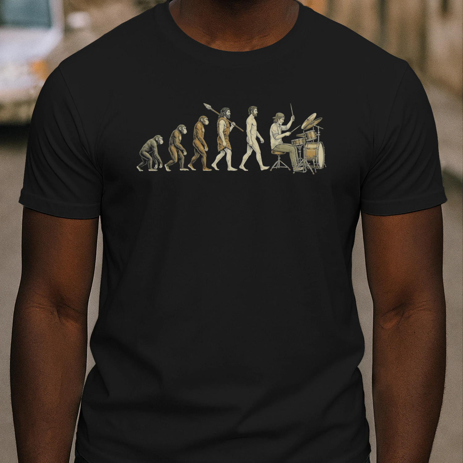Drum evolution of man art