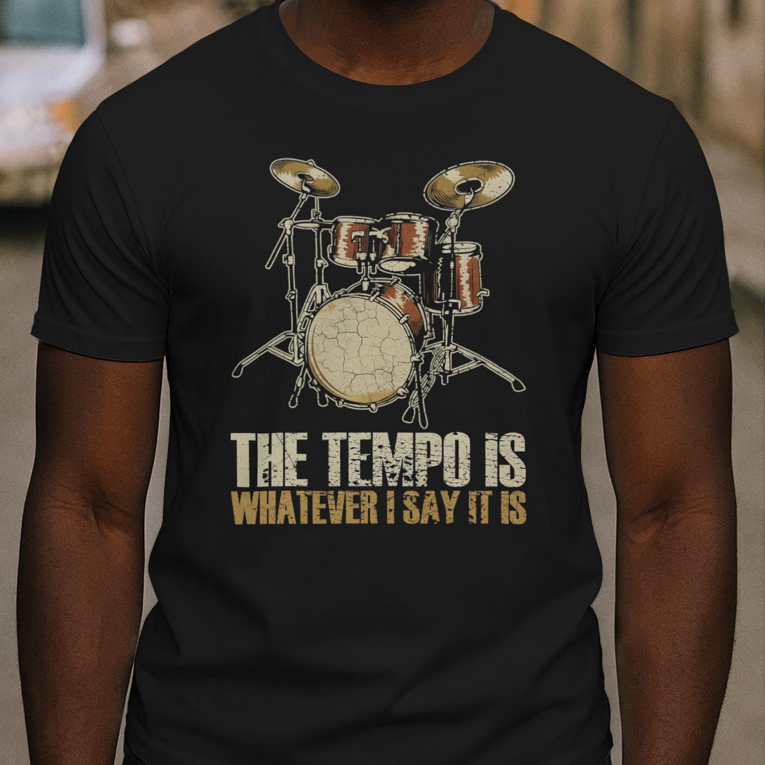 Drum controls the tempo quote