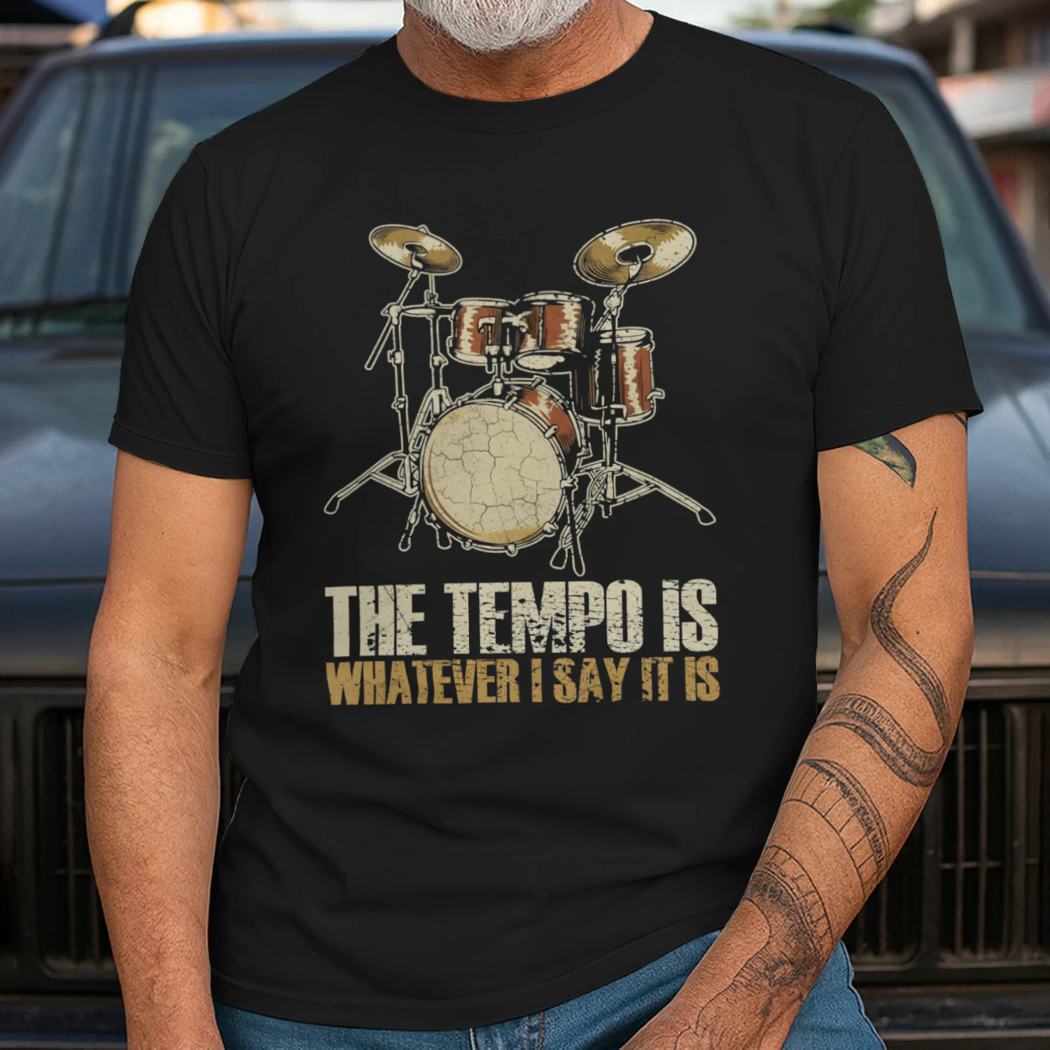 Drum controls the tempo quote