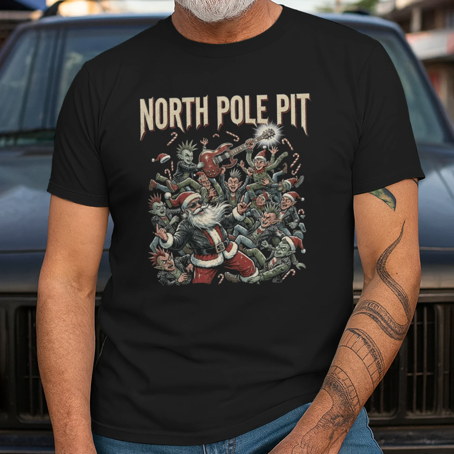 Christmas Guitar North Pole Punk