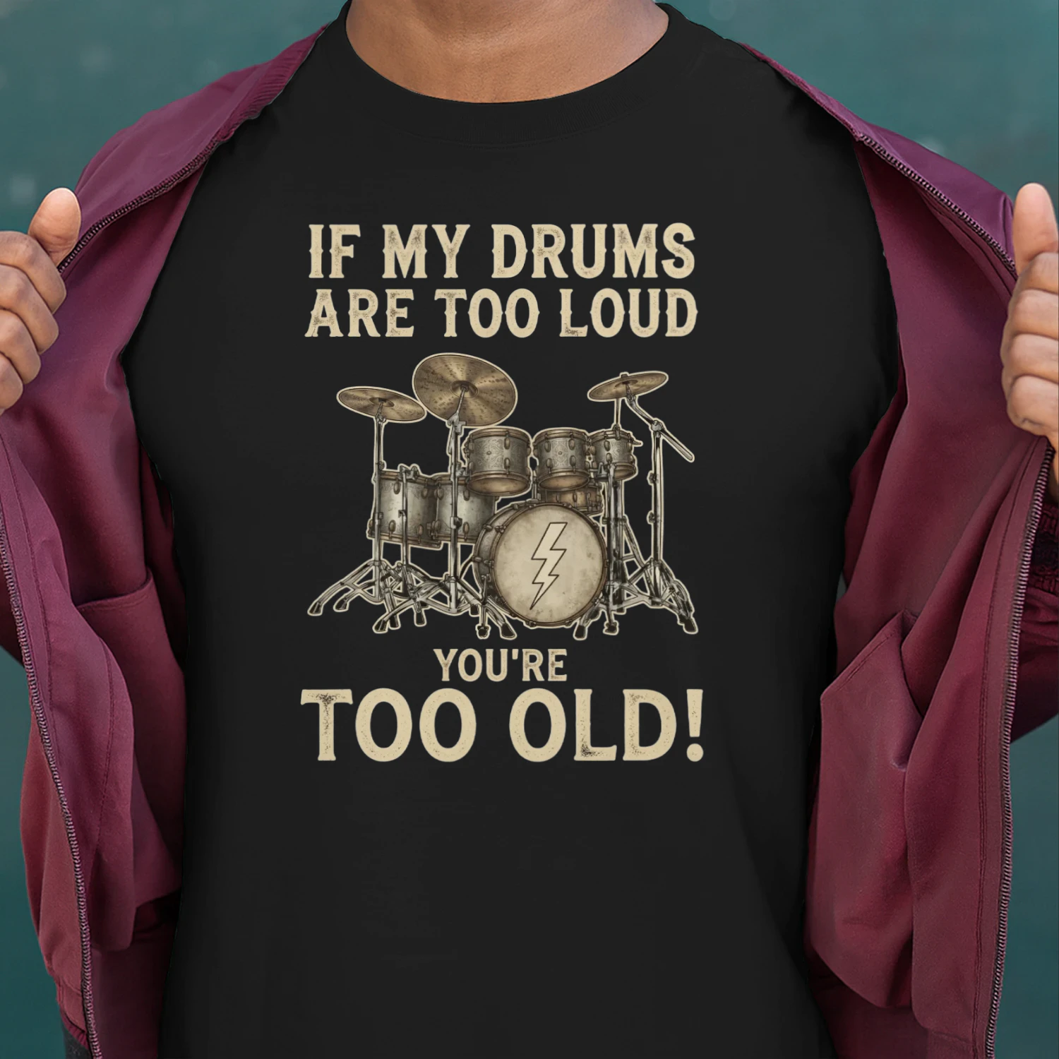 Drum kit too loud design