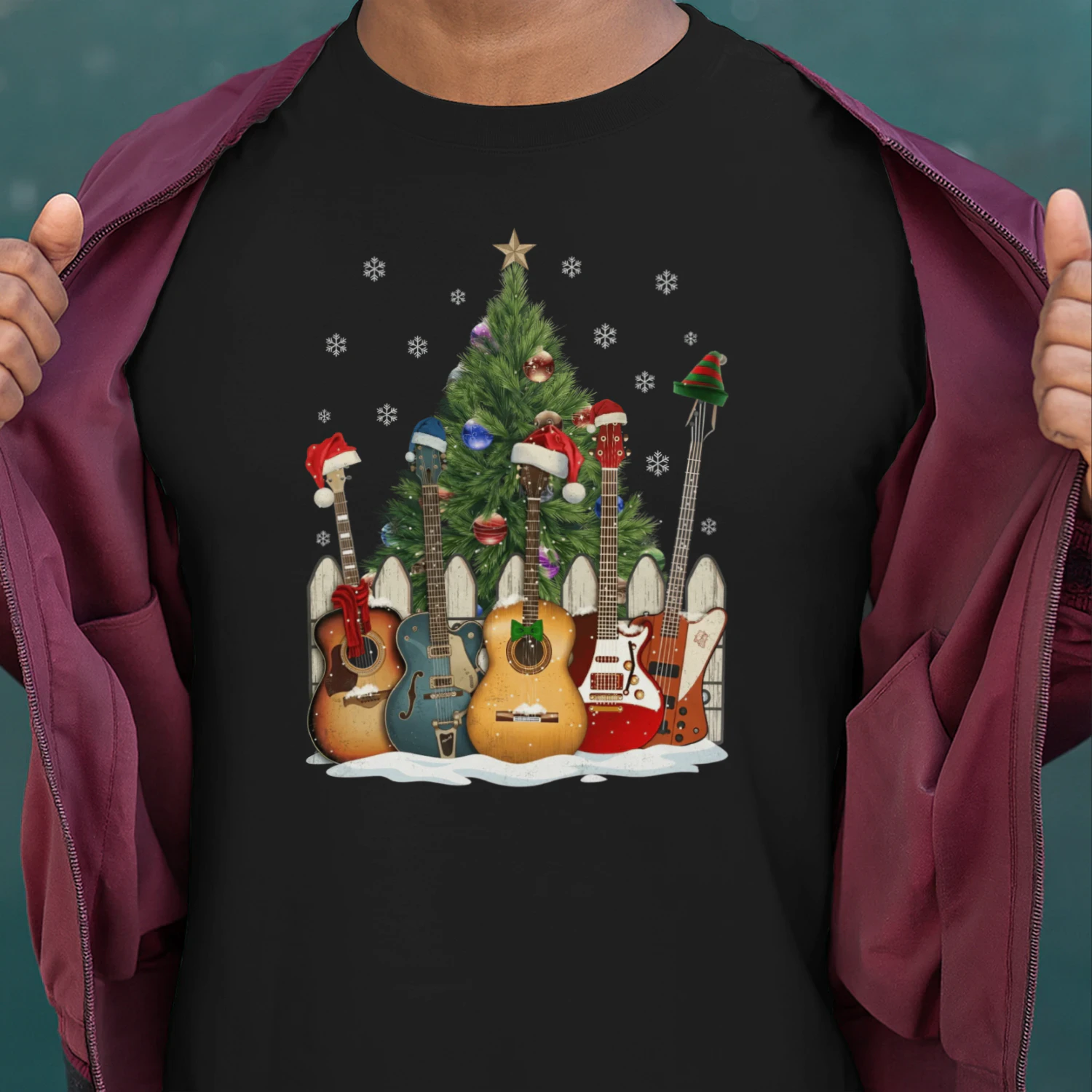 Christmas Guitar Holiday Tree Collection