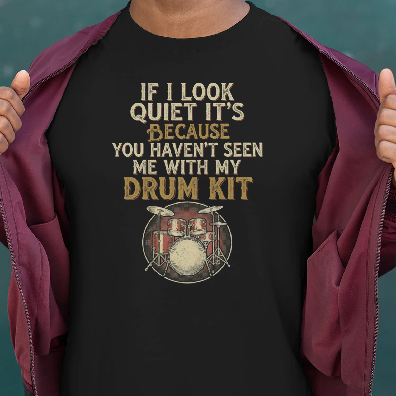 Drum Quiet Drum Kit Quote