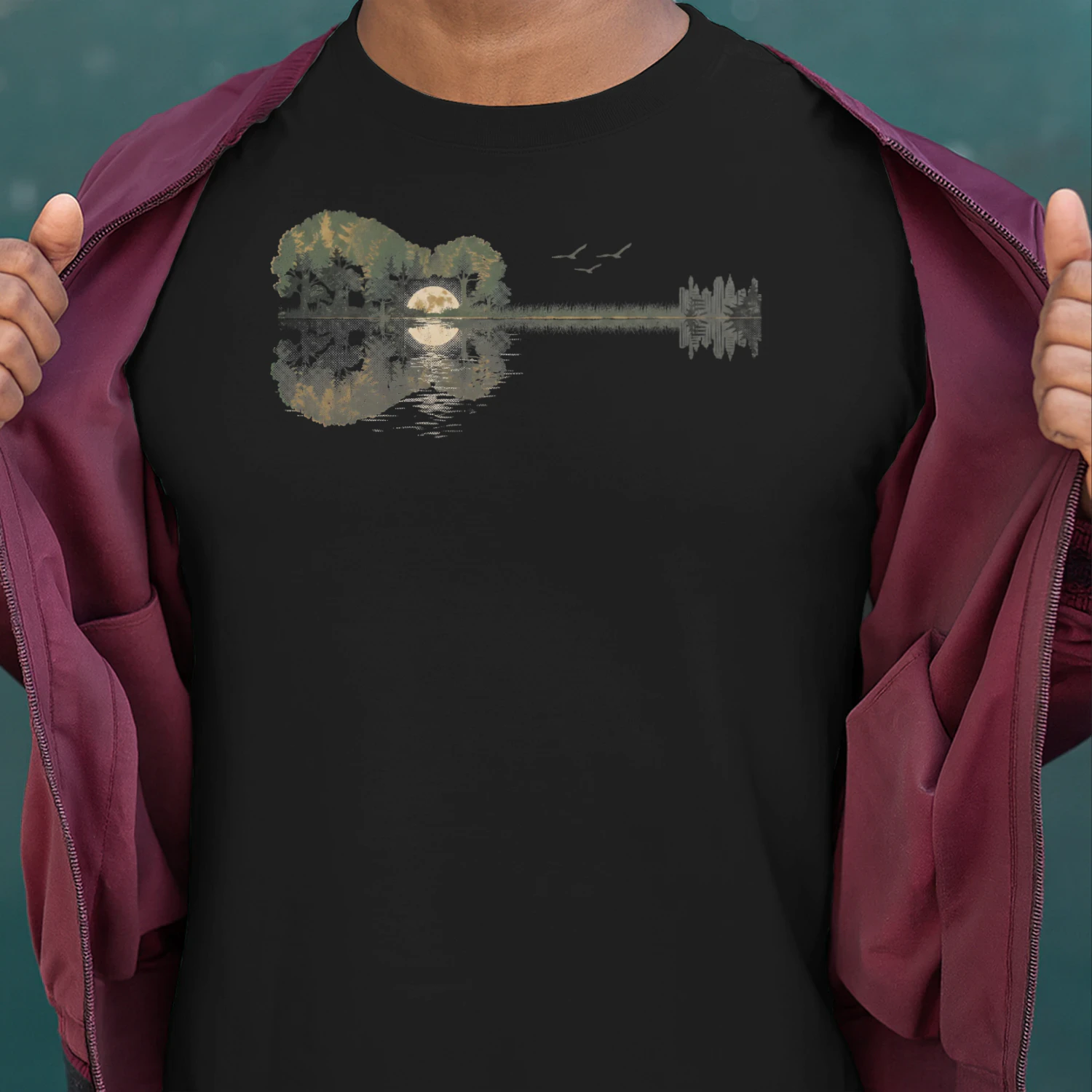 Guitar  Forest Moon  Nature