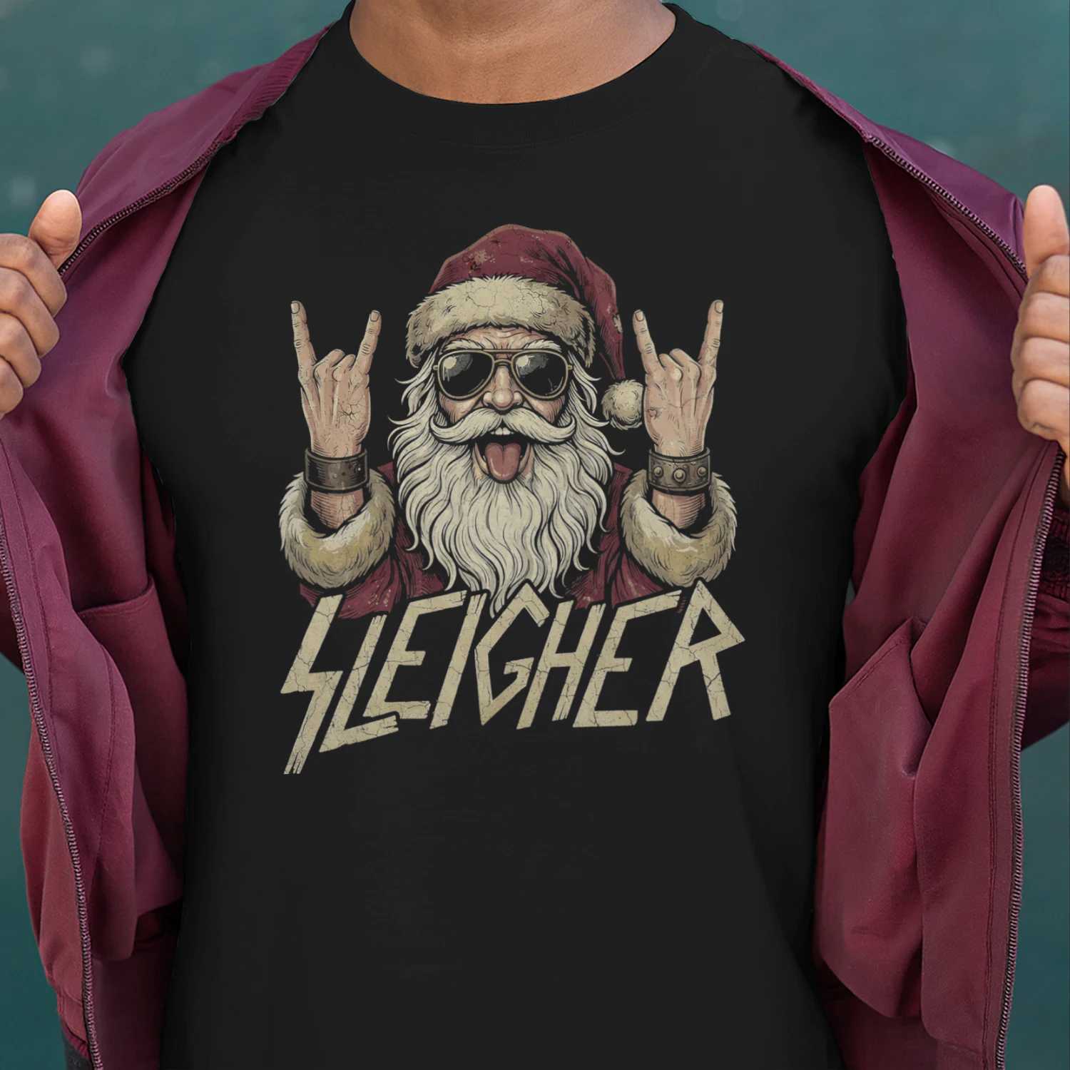 Christmas Guitar Sleigher Shades