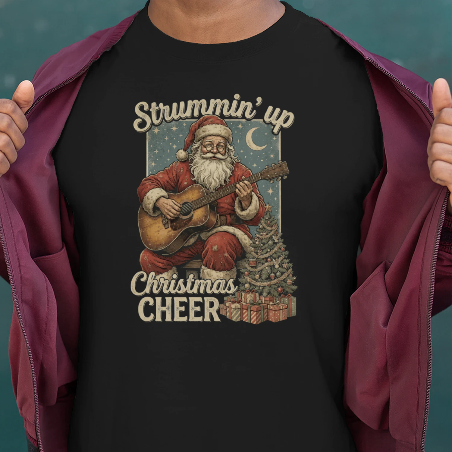 Christmas Guitar Strummin Cheer