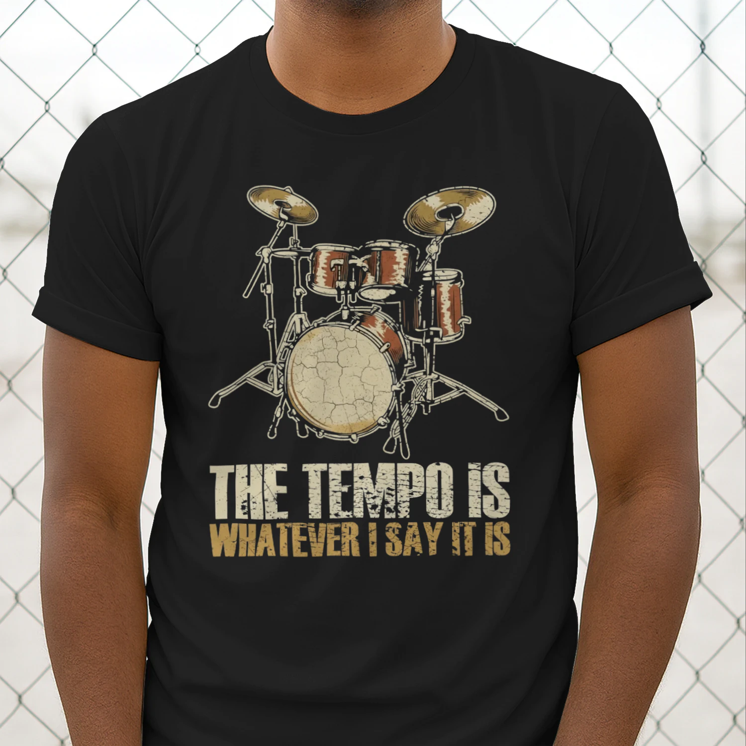 Drum controls the tempo quote