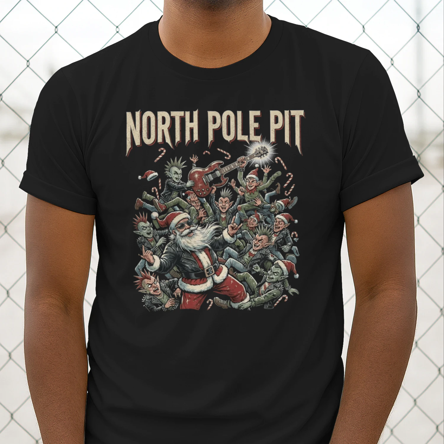 Christmas Guitar North Pole Punk