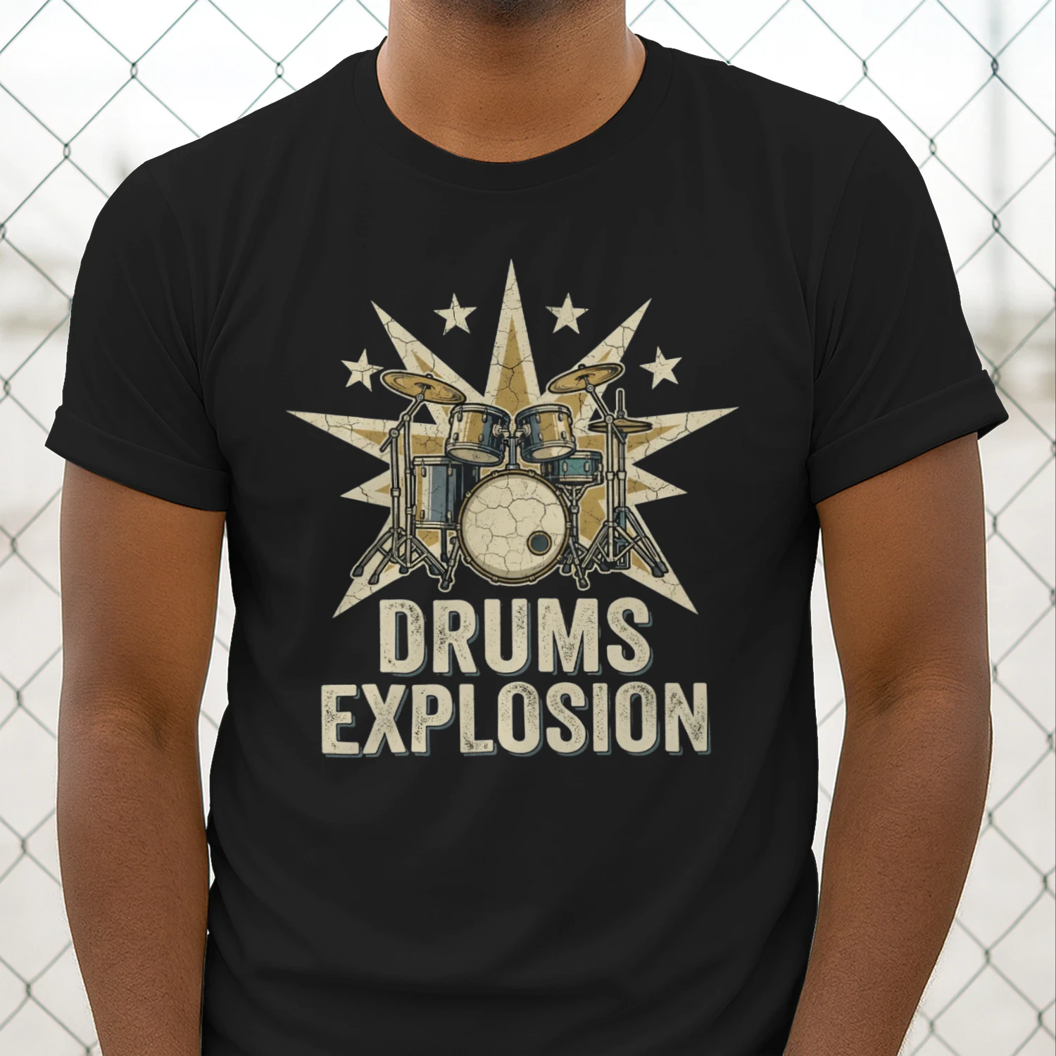 Drum Star Explosion Design