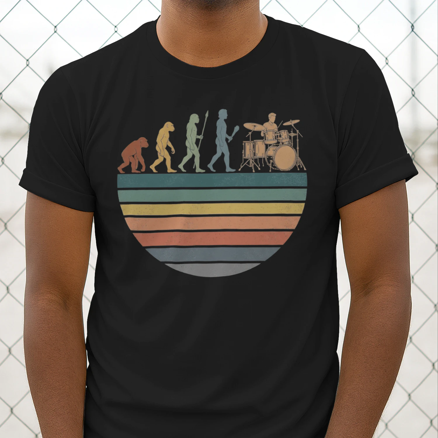 Drum Evolution Sunset Stripes