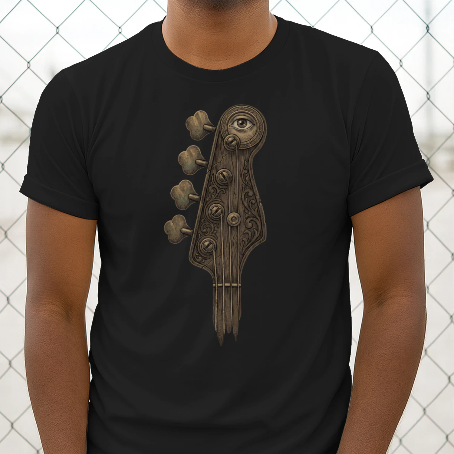 Bass Mystic Eye Headstock