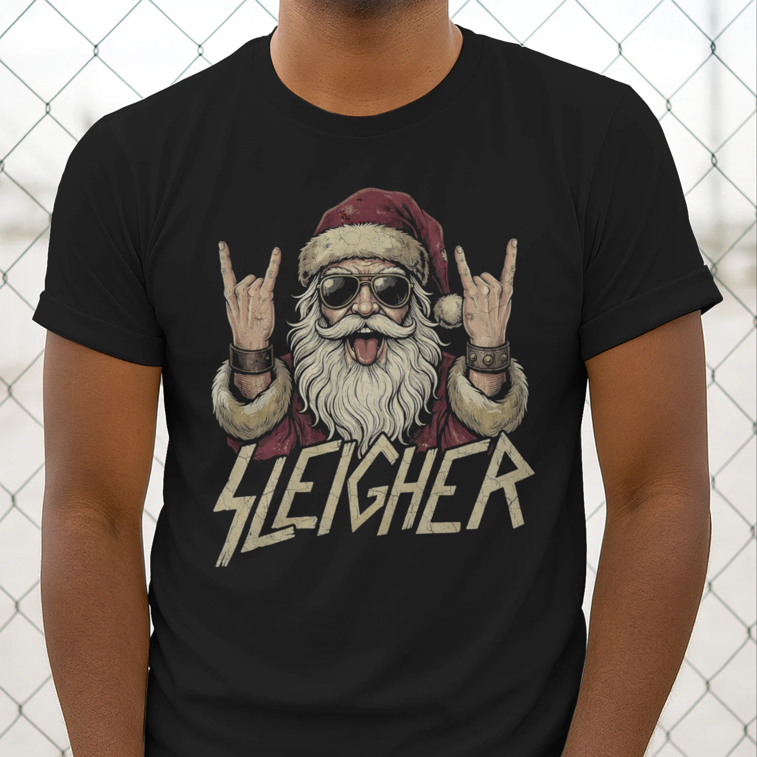 Christmas Guitar Sleigher Shades