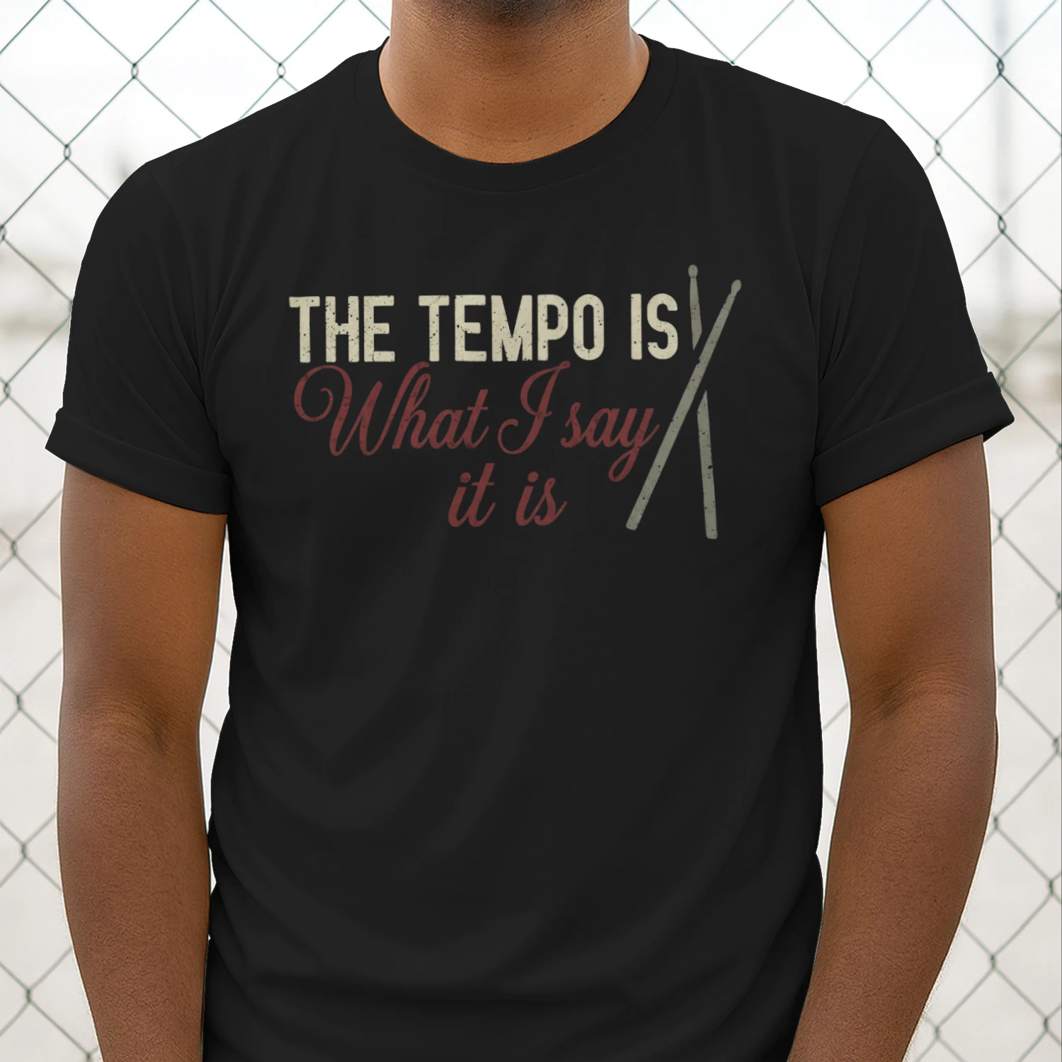Drum Tempo Typography Design