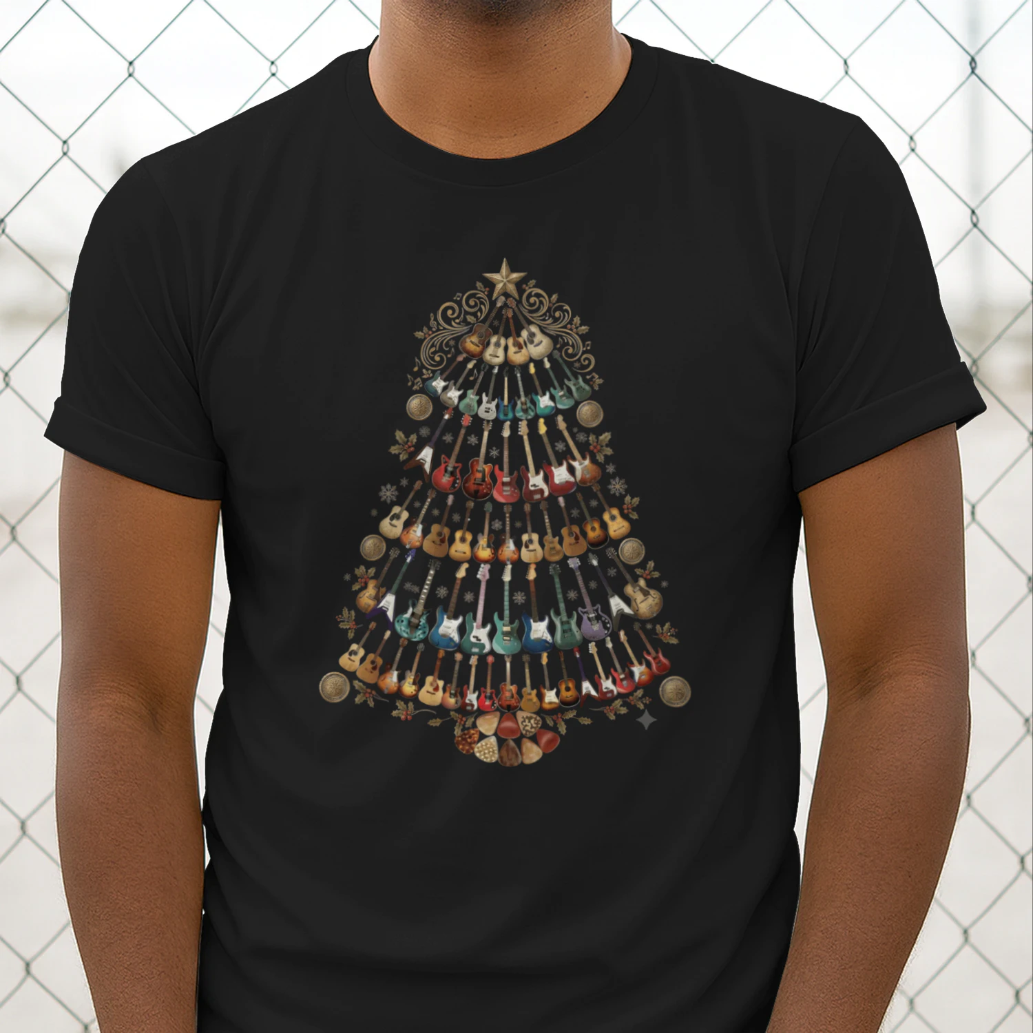 Christmas Guitar Picks Tree