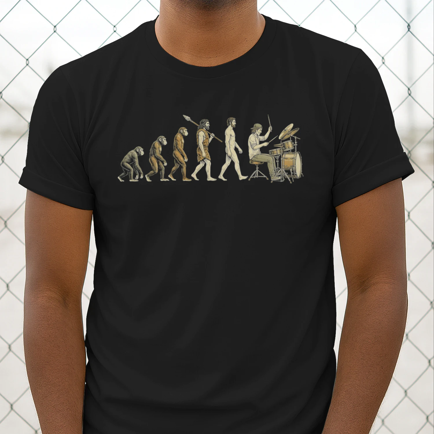 Drum evolution of man art