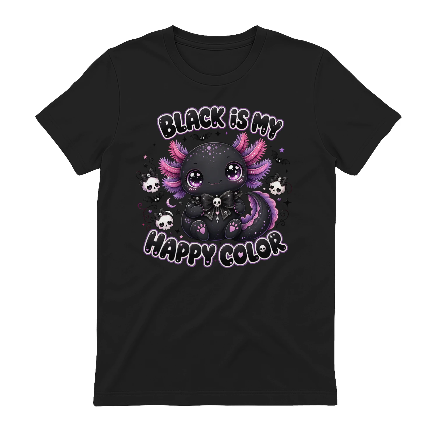 Black My Happy Color Axolotl