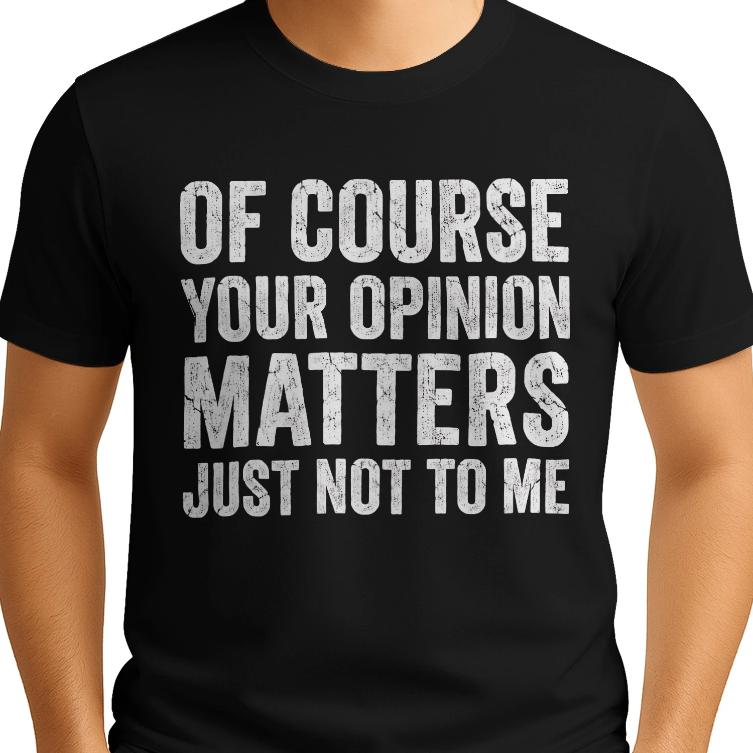 Of Course Your Opinion Matters Just Not to Me T-Shirt