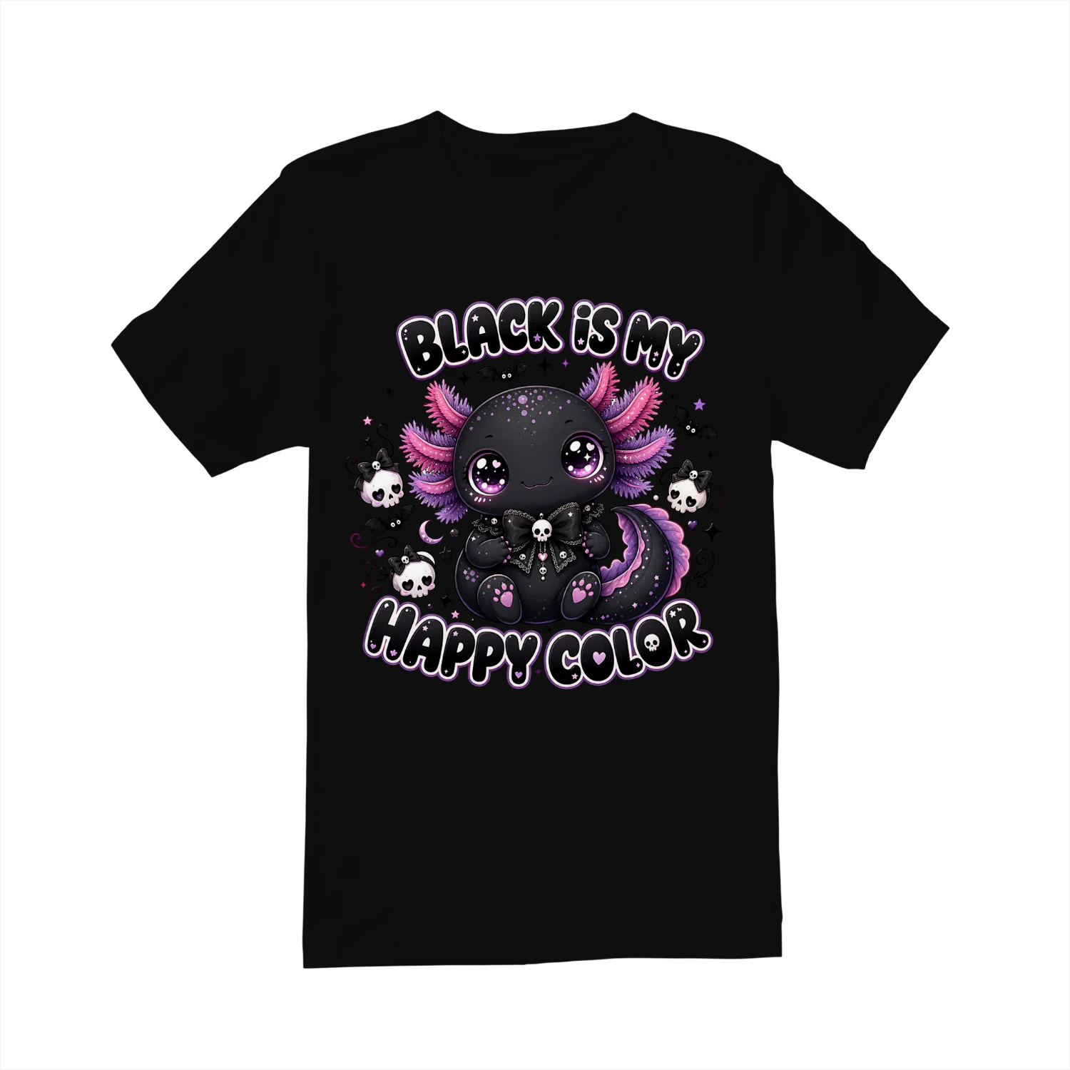 Black My Happy Color Axolotl