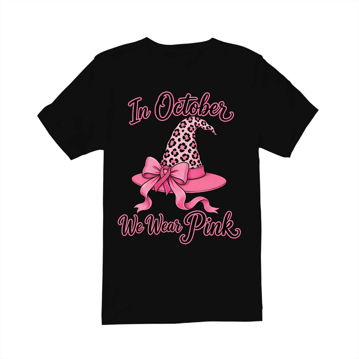 Breast Cancer Pink Ribbon Cheetah Leopard