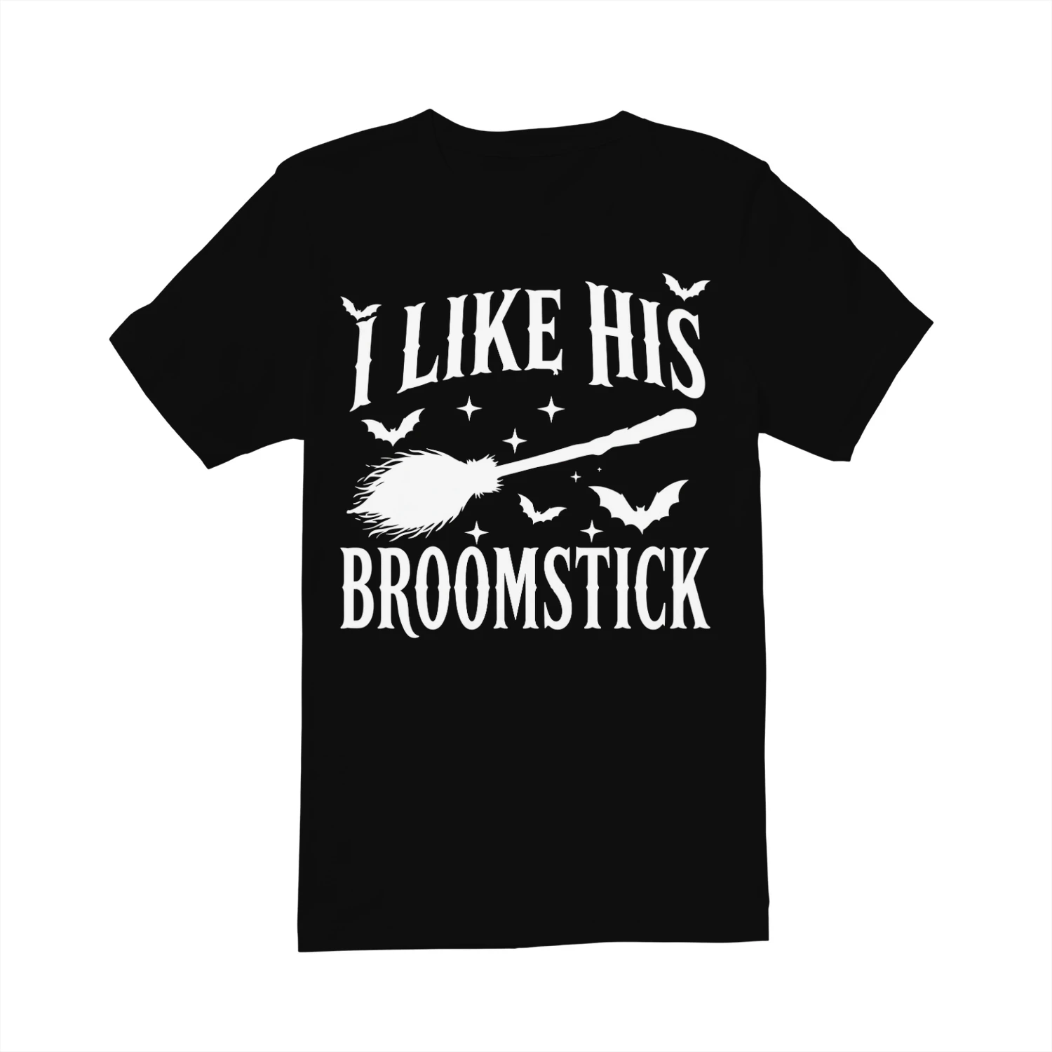 I like his Broomstick Tshirt / Husband Version Look Below