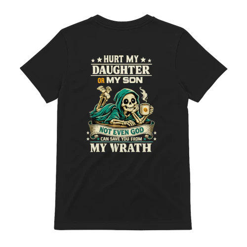 Hurt My Daughter Or My Son Skull
