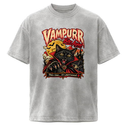 Funny Black Cat Vampire
