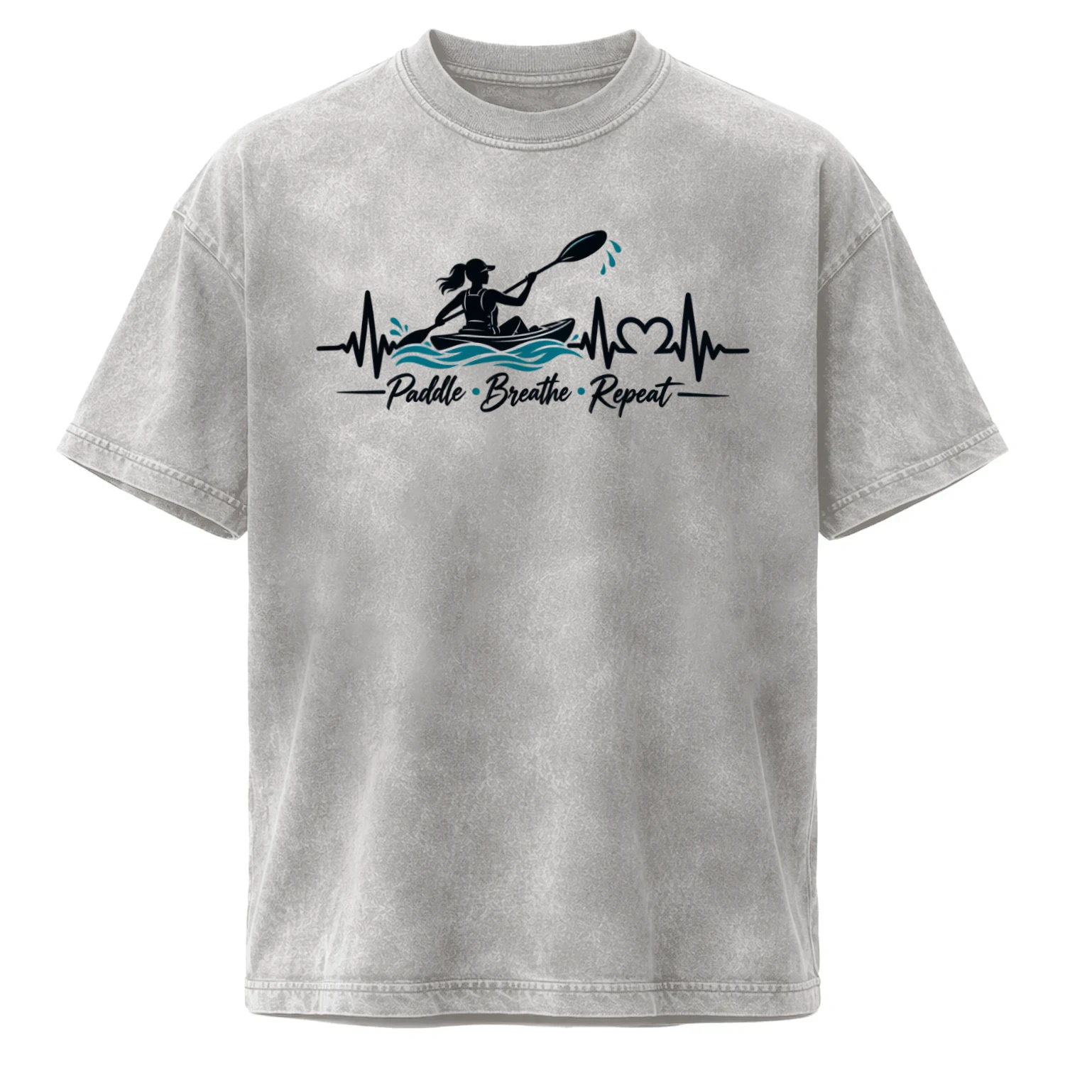Paddle Breathe Repeat Kayaking – Kayaker Gift 🚣_♀️🌊❤️