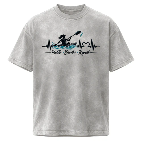 Paddle Breathe Repeat Kayaking – Kayaker Gift 🚣_♀️🌊❤️