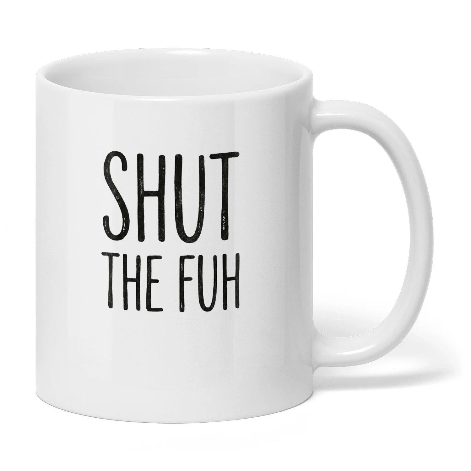 Shut The Fuh Funny Sarcastic Coffee 